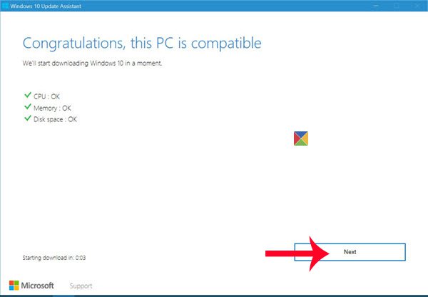 Windows 10 Update Assistan kiểm tra máy tính
