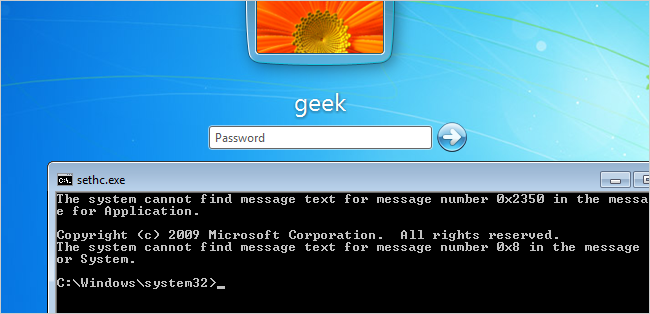 Mẹo Reset lại mật khẩu đăng nhập trên Windows 