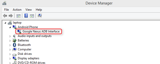 Sửa lỗi Android không kết nối được với Windows qua ADB